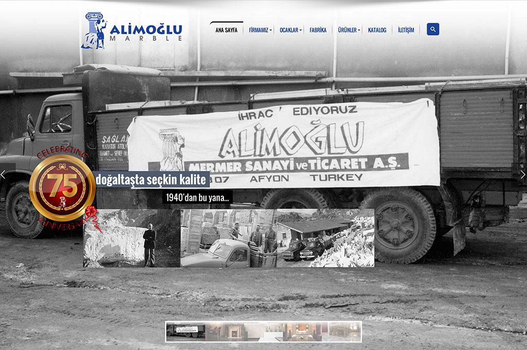 alimoglumarble.com Web Sitesi