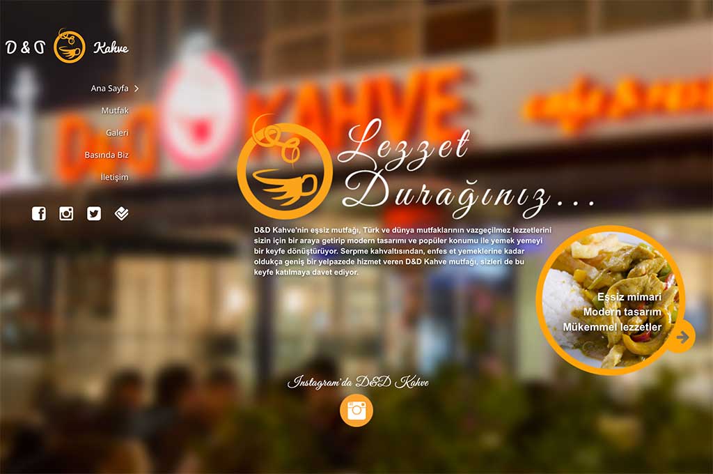 ddkahve.com Web Sitesi