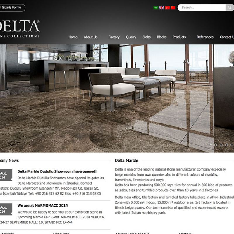 deltamarble.com Web Sitesi